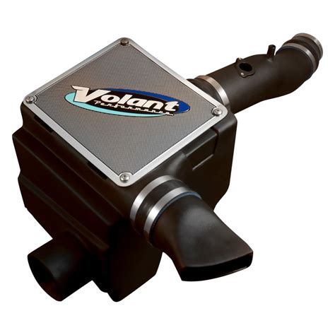 Volant air intake - Volant air intake systems utilize a high-velocity venturi filter adapter which provides a smooth transition through the MAF sensor into the intake tube for a much needed airflow improvement over the factory rubber tubing and resonator box. Volant's Cool Air box is larger than the factory unit and incorporates a larger opening to collect a ...